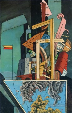 melancolía del departamento 1916 Giorgio de Chirico Surrealismo Pinturas al óleo